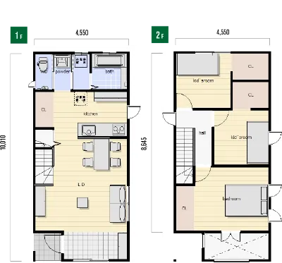 Vertical 間取り図